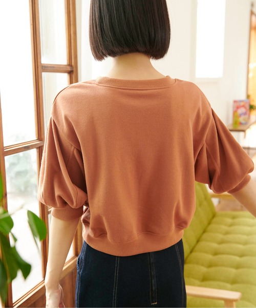 FREE'S MART（フリーズマート）の「◆ライトスウェットコクーンスリーブプルオーバー（Tシャツ/カットソー・レディース・ホワイト/ブラック/ブラウン・FREE）」の8枚目の写真