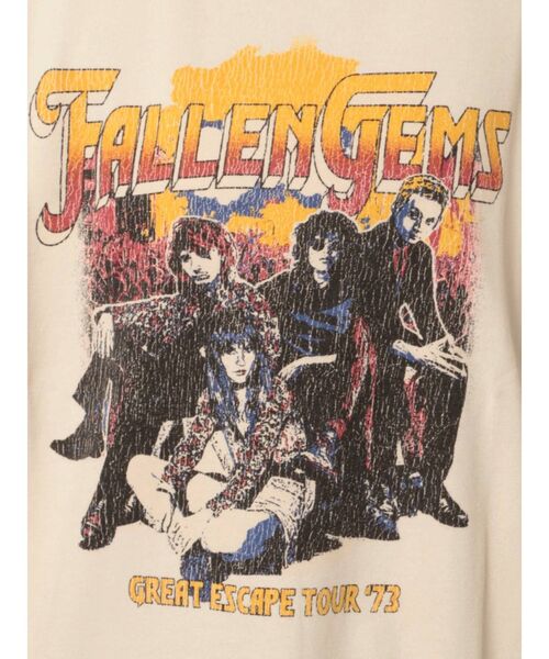 jouetie（ジュエティ）の「グランジオーバーロンT（Tシャツ/カットソー・レディース・ブラック/アイボリー/パープル・MEDIUM）」の18枚目の写真
