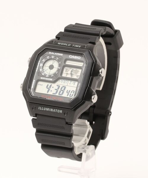 CASIO（カシオ）の「【 CASIO / カシオ 】 スタンダード デジタル時計 チープカシオ AE-1200WH-1A/1B DKS（デジタル腕時計・レディース・ブラック・FREE）」の4枚目の写真