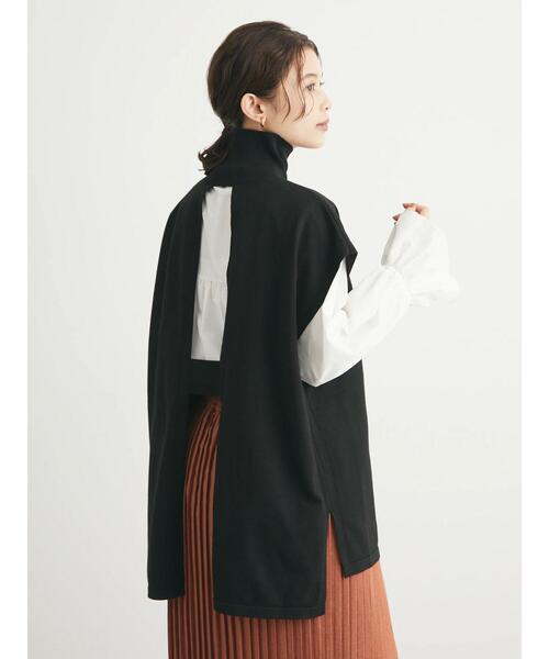 Green　Parks（グリーンパークス）の「デザインニットベスト（ベスト・レディース・ブラック/ベージュ/ブルー・FREE）」の21枚目の写真