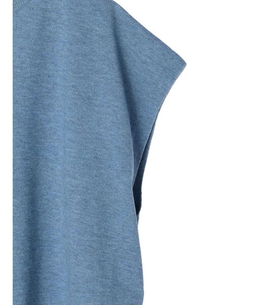 Green　Parks（グリーンパークス）の「デザインニットベスト（ベスト・レディース・ブラック/ベージュ/ブルー・FREE）」の12枚目の写真