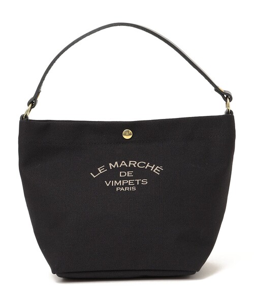 LE MARCHE DE VIMPETS PRIS(ルマルシェドヴィムペッツ)の「【SHIPS any別注】LE MARCHE DE VIMPET: キャンバス コンビ ハンド バッグ(ハンドバッグ・レディース・ブラック/レッド/ナチュラル・ONE SIZE)」の2枚目の写真