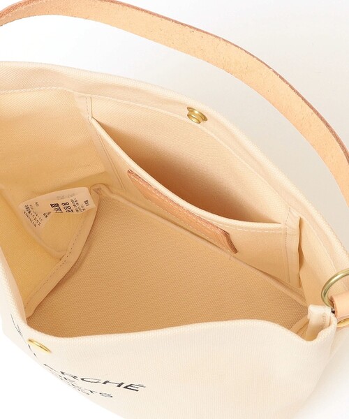 LE MARCHE DE VIMPETS PRIS(ルマルシェドヴィムペッツ)の「【SHIPS any別注】LE MARCHE DE VIMPET: キャンバス コンビ ハンド バッグ(ハンドバッグ・レディース・ブラック/レッド/ナチュラル・ONE SIZE)」の10枚目の写真