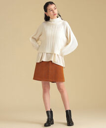 Ray BEAMS | Ray BEAMS / フロッキー レース ミニ スカート(スカート)