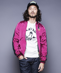 HYSTERIC GLAMOUR | NAKED TRUTH刺繍 裏総柄リバーシブルスカジャン(ブルゾン)