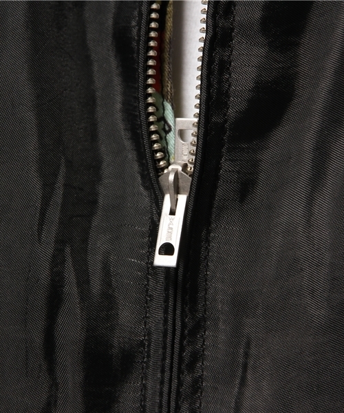 HYSTERIC GLAMOUR（ヒステリックグラマー）の「NAKED TRUTH刺繍 裏総柄リバーシブルスカジャン（ブルゾン・メンズ・ホワイト/ピンク/ブラック・LARGE/SMALL/MEDIUM）」の14枚目の写真