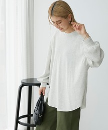 Chaco closet | カラーワッフルボリュームスリーブロングTシャツ(Tシャツ/カットソー)