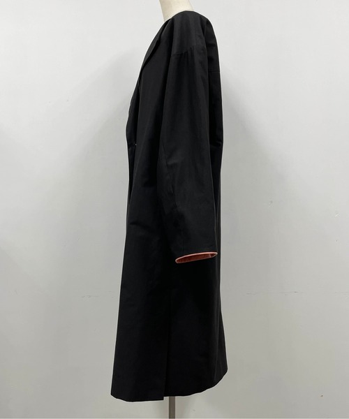 PICCIN（ピッチン）の「袖口配色ロングコート（その他アウター・レディース・ブラック/カーキ・M）」の16枚目の写真