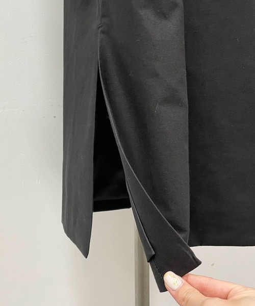 PICCIN（ピッチン）の「袖口配色ロングコート（その他アウター・レディース・ブラック/カーキ・M）」の17枚目の写真