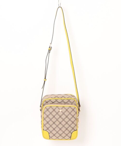 SALON de RUBAN(サロンドルヴァン)の「【SALON de RUBAN / サロン ド ルヴァン】 ジャガード 縦型ショルダーバッグ(ショルダーバッグ・レディース・ベージュ/ベージュ系その他/ネイビー/ブラック/レッド/ブルー/キャメル/ライム/シルバー・FREE)」の4枚目の写真