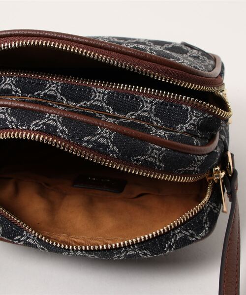 SALON de RUBAN(サロンドルヴァン)の「【SALON de RUBAN / サロン ド ルヴァン】 ジャガード 縦型ショルダーバッグ(ショルダーバッグ・レディース・ベージュ/ベージュ系その他/ネイビー/ブラック/レッド/ブルー/キャメル/ライム/シルバー・FREE)」の13枚目の写真