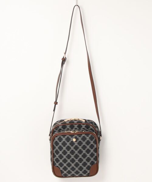 SALON de RUBAN(サロンドルヴァン)の「【SALON de RUBAN / サロン ド ルヴァン】 ジャガード 縦型ショルダーバッグ(ショルダーバッグ・レディース・ベージュ/ベージュ系その他/ネイビー/ブラック/レッド/ブルー/キャメル/ライム/シルバー・FREE)」の19枚目の写真