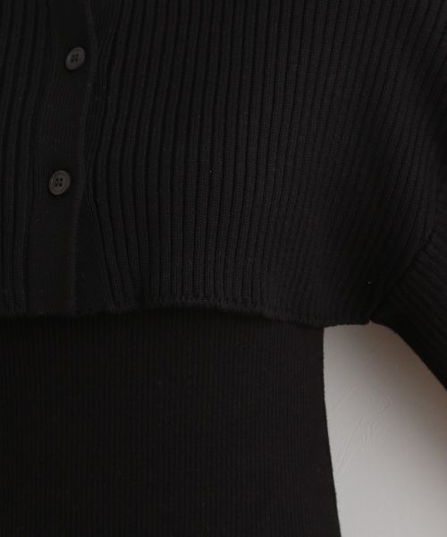 mysty woman(ミスティウーマン)の「マルチWAYツインボレロワンピース 166177(ワンピース・レディース・ブラック/ブラウン/アイボリー・FREE)」の17枚目の写真