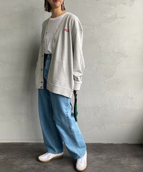 CHUMS（チャムス）の「[CHUMS/チャムス] キーストーンワンポイントロゴ スウェットカーディガン（カーディガン/ボレロ・レディース・ブラック/グレー/ベージュ・M/L/XL）」の21枚目の写真