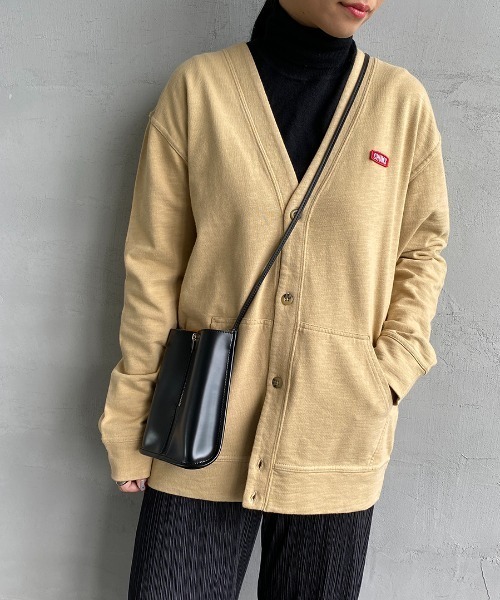 CHUMS（チャムス）の「[CHUMS/チャムス] キーストーンワンポイントロゴ スウェットカーディガン（カーディガン/ボレロ・レディース・ブラック/グレー/ベージュ・M/L/XL）」の11枚目の写真