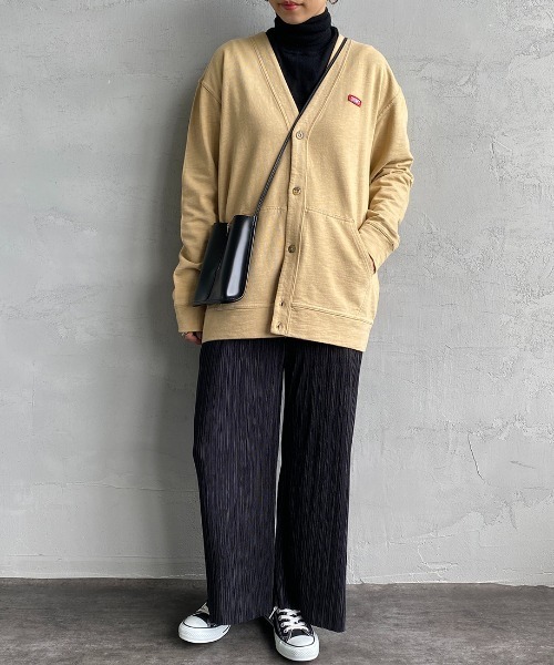 CHUMS（チャムス）の「[CHUMS/チャムス] キーストーンワンポイントロゴ スウェットカーディガン（カーディガン/ボレロ・レディース・ブラック/グレー/ベージュ・M/L/XL）」の22枚目の写真