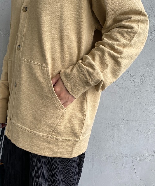 CHUMS（チャムス）の「[CHUMS/チャムス] キーストーンワンポイントロゴ スウェットカーディガン（カーディガン/ボレロ・レディース・ブラック/グレー/ベージュ・M/L/XL）」の18枚目の写真