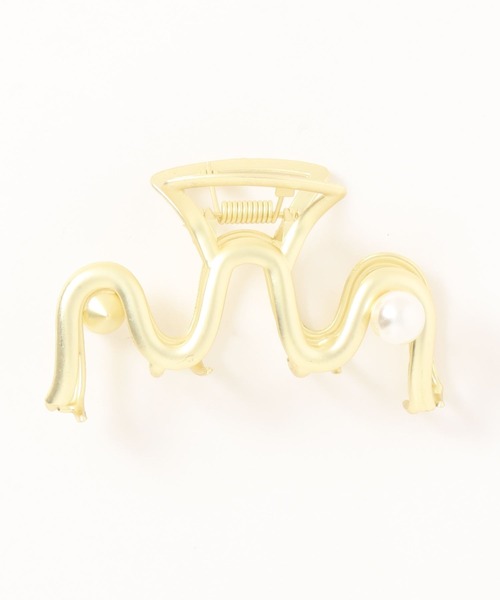 lilLilly（リルリリー）の「パールウェーブヘアクリップ（バレッタ/ヘアクリップ・レディース・シルバー/ゴールド・FREE）」の10枚目の写真