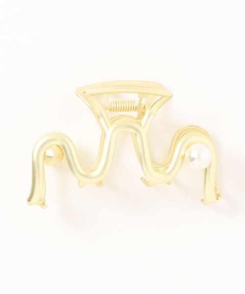 lilLilly（リルリリー）の「パールウェーブヘアクリップ（バレッタ/ヘアクリップ・レディース・シルバー/ゴールド・FREE）」の11枚目の写真