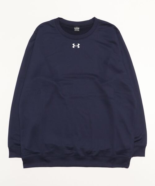 UNDER ARMOUR（アンダーアーマー）の「長袖 Ｔシャツ ロンT メンズ 大きいサイズ トレーニング スウェット トレーナー スポーティー カジュアル 【別注サイズ】（スウェット・メンズ・ブラック/ネイビー・3XL/5XL/4XL/6XL）」の5枚目の写真