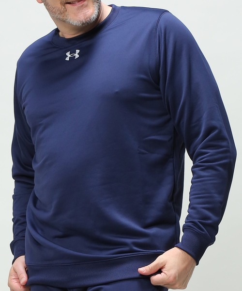 UNDER ARMOUR（アンダーアーマー）の「長袖 Ｔシャツ ロンT メンズ 大きいサイズ トレーニング スウェット トレーナー スポーティー カジュアル 【別注サイズ】（スウェット・メンズ・ブラック/ネイビー・3XL/5XL/4XL/6XL）」の12枚目の写真