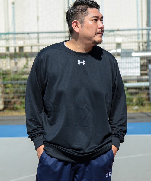 UNDER ARMOUR（アンダーアーマー）の「長袖 Ｔシャツ ロンT メンズ 大きいサイズ トレーニング スウェット トレーナー スポーティー カジュアル 【別注サイズ】（スウェット・メンズ・ブラック/ネイビー・3XL/5XL/4XL/6XL）」の17枚目の写真
