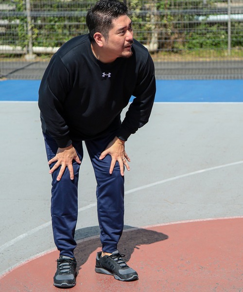 UNDER ARMOUR（アンダーアーマー）の「長袖 Ｔシャツ ロンT メンズ 大きいサイズ トレーニング スウェット トレーナー スポーティー カジュアル 【別注サイズ】（スウェット・メンズ・ブラック/ネイビー・3XL/5XL/4XL/6XL）」の14枚目の写真