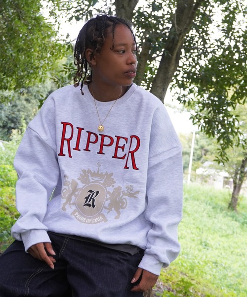 Peace and after　ペイントトレーナー ATON トレーナー スウェット (エイトン)x B'2nd 別注GARMENT DYE