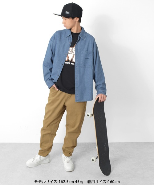 GLAZOS(グラソス)の「カラーツイルアクティブパンツ(その他パンツ・キッズ・ブラック/カーキ/ネイビー/ベージュ/エンジ・160cm/150cm/140cm/170cm)」の12枚目の写真