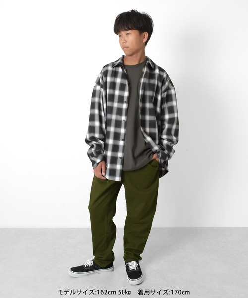 GLAZOS(グラソス)の「カラーツイルアクティブパンツ(その他パンツ・キッズ・ブラック/カーキ/ネイビー/ベージュ/エンジ・160cm/150cm/140cm/170cm)」の15枚目の写真