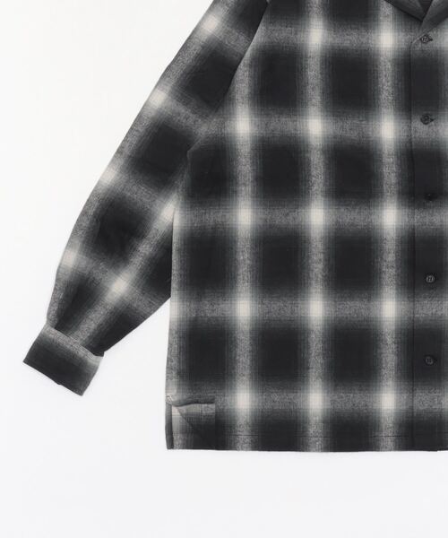APPLEBUM(アップルバム)の「Ombre Check Oversize Shirt(シャツ/ブラウス・メンズ・ブラック/ネイビー/ブラウン・MEDIUM/X-LARGE/LARGE)」の5枚目の写真