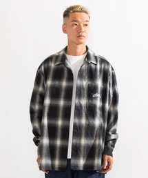 Ombre Check Oversize Shirt