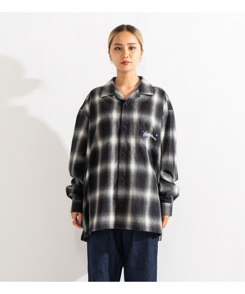 APPLEBUM（アップルバム）の「Ombre Check Oversize Shirt（シャツ