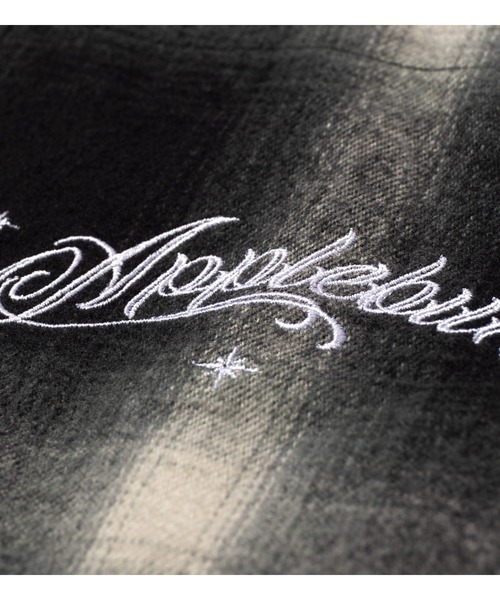APPLEBUM(アップルバム)の「Ombre Check Oversize Shirt(シャツ/ブラウス・メンズ・ブラック/ネイビー/ブラウン・MEDIUM/X-LARGE/LARGE)」の13枚目の写真