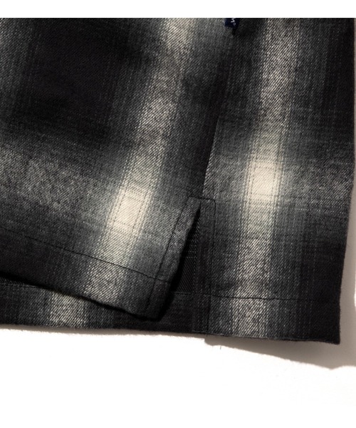 APPLEBUM(アップルバム)の「Ombre Check Oversize Shirt(シャツ/ブラウス・メンズ・ブラック/ネイビー/ブラウン・MEDIUM/X-LARGE/LARGE)」の18枚目の写真