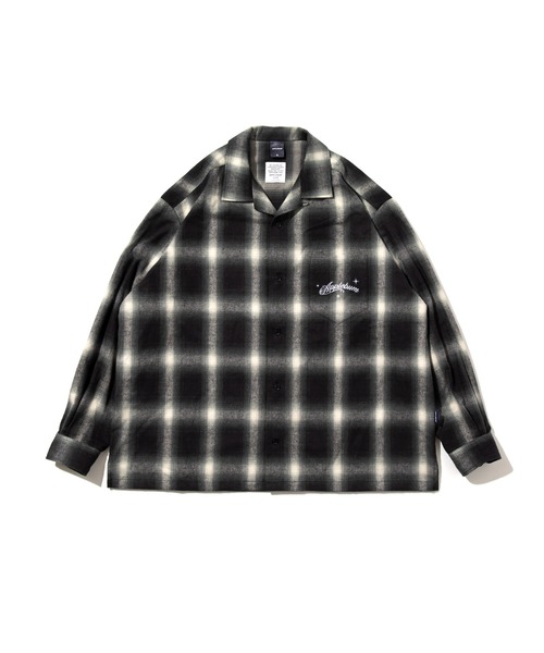 APPLEBUM(アップルバム)の「Ombre Check Oversize Shirt(シャツ/ブラウス・メンズ・ブラック/ネイビー/ブラウン・MEDIUM/X-LARGE/LARGE)」の20枚目の写真
