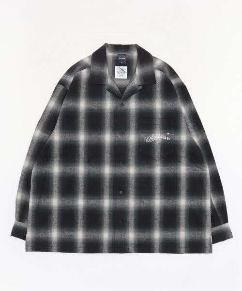 APPLEBUM(アップルバム)の「Ombre Check Oversize Shirt(シャツ/ブラウス・メンズ・ブラック/ネイビー/ブラウン・MEDIUM/X-LARGE/LARGE)」の21枚目の写真