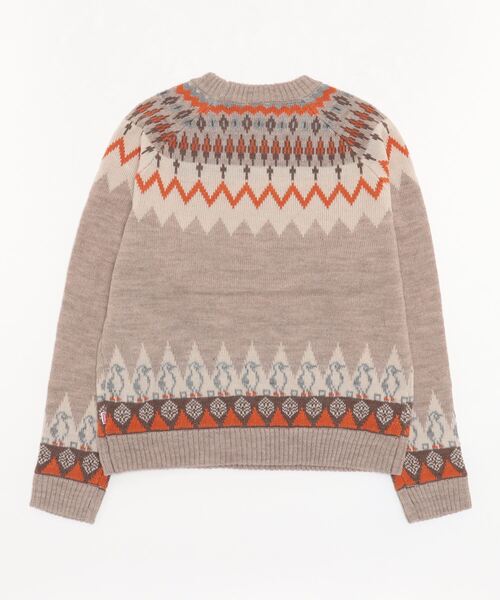 CHUMS（チャムス）の「【CHUMS】Booby Nordic Knit Crew Top（ニット/セーター・メンズ・ネイビー系/ベージュ系・LARGE/X-LARGE/MEDIUM）」の3枚目の写真