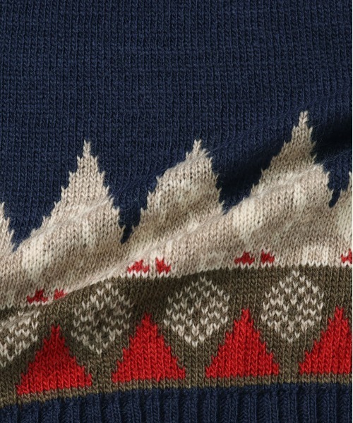 CHUMS（チャムス）の「【CHUMS】Booby Nordic Knit Crew Top（ニット/セーター・メンズ・ネイビー系/ベージュ系・LARGE/X-LARGE/MEDIUM）」の8枚目の写真