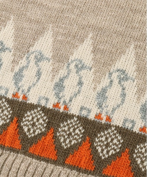 CHUMS（チャムス）の「【CHUMS】Booby Nordic Knit Crew Top（ニット/セーター・メンズ・ネイビー系/ベージュ系・LARGE/X-LARGE/MEDIUM）」の7枚目の写真