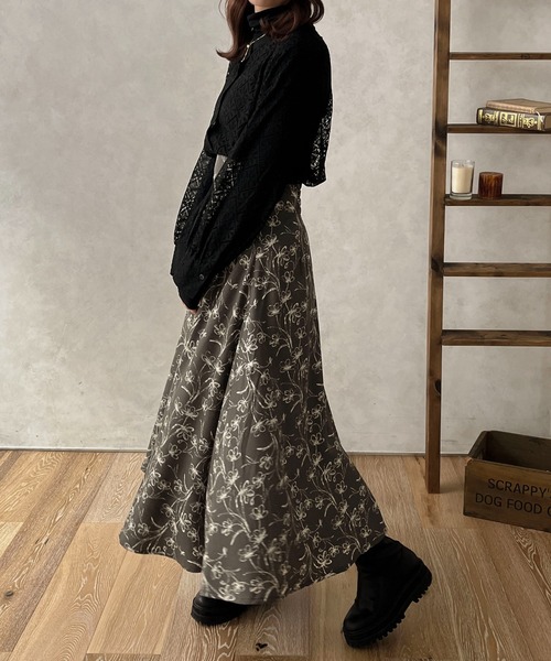 apres jour clair(アプレジュールクレア)の「【apres jour clair】レースバンドカラーシャツ【ZOZOTOWN限定アイテム】(シャツ/ブラウス・レディース・アイボリー/ブラック・X-LARGE/フリー)」の12枚目の写真