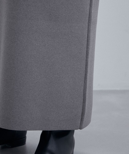 ADAM ET ROPE'（アダムエロペ）の「【セットアップ対応】ニットジャンパースカート（ワンピース・レディース・ホワイト/グレー・FREE）」の15枚目の写真