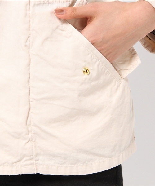 DISCOAT（ディスコート）の「【Discoat】ミリタリージャケット（ミリタリージャケット・レディース・アイボリー/カーキ・LARGE/MEDIUM）」の13枚目の写真