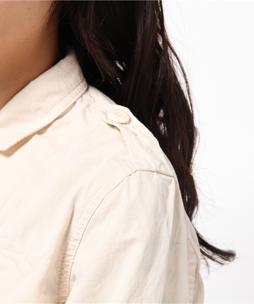 DISCOAT（ディスコート）の「【Discoat】ミリタリージャケット（ミリタリージャケット・レディース・アイボリー/カーキ・LARGE/MEDIUM）」の16枚目の写真