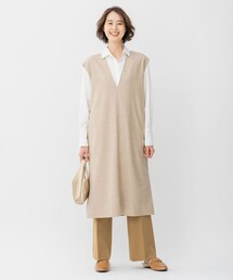 【WEB限定カラーあり/洗える/撥水加工】TRギャバ ストレートパンツ
