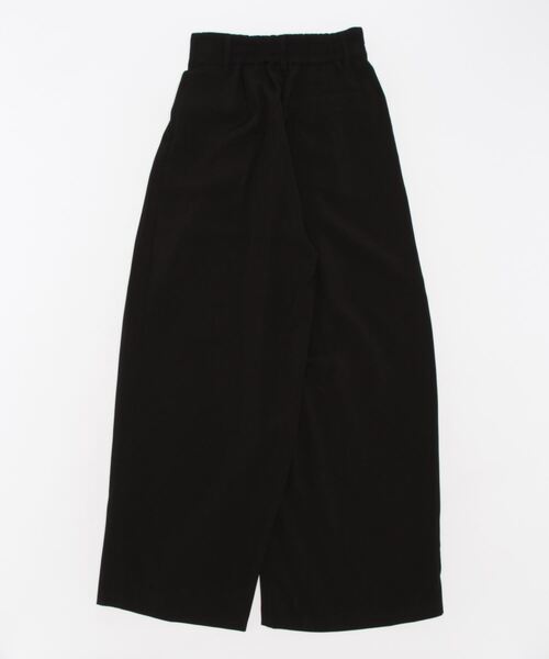 Lui's（ルイス）の「ボリュームタックワイドパンツ（スラックス・レディース・ブルー/ブラック/グレー・FREE）」の4枚目の写真