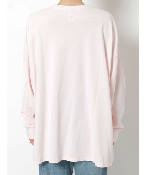 Ungrid（アングリッド）の「ビッグシルエットロングスリーブTee（Tシャツ/カットソー・レディース・ピンク/チャコールグレー/オフホワイト・FREE）」の18枚目の写真