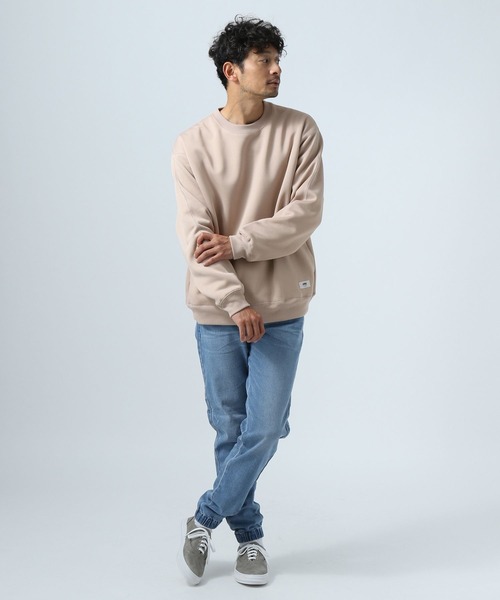BAYFLOW(ベイフロー)の「【UMW】裏起毛スウェットプルオーバー(スウェット・メンズ・オフホワイト/ベージュ/ライトグリーン・LARGE/MEDIUM)」の5枚目の写真