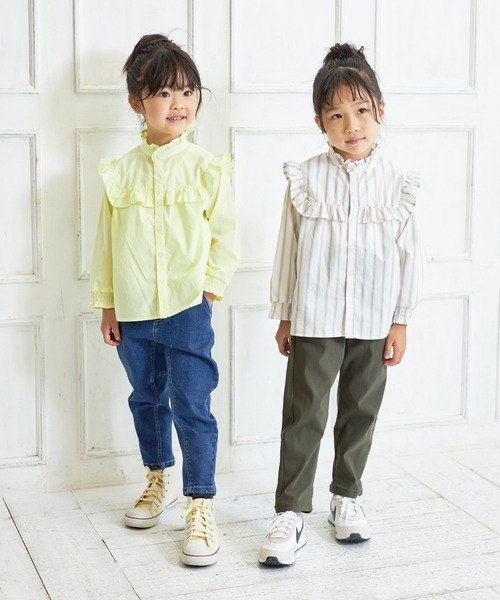 MAKE YOUR DAY（メイクユアデイ）の「スーパーストレッチリボンパンツ■80～140cm（その他パンツ・キッズ・ベージュ/ピンク/カーキ/ブラック・110/120/130/140/90/100/80）」の10枚目の写真