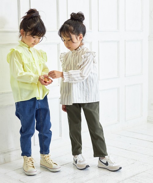 MAKE YOUR DAY（メイクユアデイ）の「スーパーストレッチリボンパンツ■80～140cm（その他パンツ・キッズ・ベージュ/ピンク/カーキ/ブラック・110/120/130/140/90/100/80）」の12枚目の写真